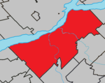 Lévis Quebec location diagram